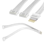 2Pack 150 mm/ 2 in 1 Extension LED Strip Cable for Philips Hue Lightstrip Plus v3-White,Not fit V4 Light strip