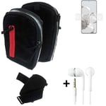 Shoulder bag / holster + earphones for Xiaomi 12T Pro Belt Pouch Case