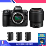 Nikon Z8 + Z 50mm f/1.8 S + 3 Nikon EN-EL15c + Ebook 'Devenez Un Super Photographe' - Hybride Nikon