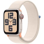 Apple Watch SE 2023 GPS + Cellular 40mm Starlight Alu. Case / Sport Loop