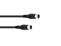 OMNITRONIC DIN cable 5pin MIDI 6m, Omnitronic DIN-kabel 5pin MIDI 6m