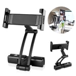 Car Headrest Tablet Mount, ProChosen Stretchable Tablet Headrest Holder Compatible with iPad Air Pro Mini/Kindle Fire HD/Nintendo Switch/iPhone Car Phone Headrest Mount