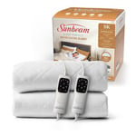 SUNBEAM BLQ6481 SUPER KING Sleep Perfect Quilted Electric Blanket