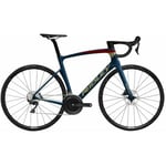Ridley Bikes Noah Disc Ultegra Carbon Road Bike - 2022 Jeans Blue / Gold Metallic XS Metallic/Jeans