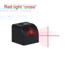 Niveau Laser puissant Mini lignes transversales horizontales et verticales ligne de localisation de niveau Laser Portable Super vert pour Charge USB bricolage - Type RedCross1PC