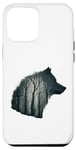 Coque pour iPhone 15 Plus Loup dans les bois