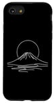 Coque pour iPhone SE (2020) / 7 / 8 Dessin d'art à une ligne Fujiyama