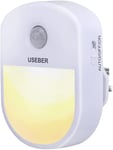 Useber Night Light Plug in Wall, Motion Sensor Lights Indoor with 3 Modes (Auto/