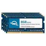 OWC 32 Go (4 x 8 Go) 1333 MHz DDR3 So-DIMM 204 Broches PC3-10600 CL9 Kit de Mise à Niveau de mémoire pour iMac, (OWC1333DDR3S32S)