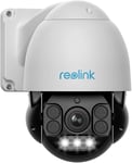 Reolink 4K PTZ PoE Home Security Camera Outdoor with Spotlights, Person/Vehicle/