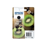 Epson Bläckpatron 202XL/kiwi original svart 13.8ml, art. C13T02G14010 - Passar till Expression Premium XP-6005, XP-6000, XP-6100, XP-6105