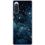 Sony Xperia 10 V Genomskinligt Skal Stjärnor på himlen