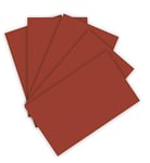 folia Couleur 130 g/m², Papier à Dessin d'argile Marron Rouge, Format A3, 50 Feuilles comme Base pour de Nombreux travaux manuels, 10263397