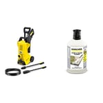 Kärcher K 3 Power Control high pressure washer: Intelligent app support - for effective cleaning of everyday dirt & 62957650 3-in-1 Stone Plug and Clean - Black