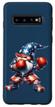 Galaxy S10 America Gnome Dad In Retro Boxing Shoes For Patriotic Boxer Case