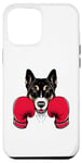 Coque pour iPhone 12 Pro Max Chien de berger kangal amusant kickboxing ou boxe