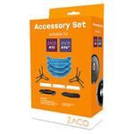 ZACO Kit d'accessoires pour Robot aspirateur A9sPro / A10 – Lingettes, Filtre, brosses latérales, Brosse Principale