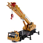 HIL Full Alloy Long Arm Big Crane Model Children's Crane Toy Children's Engineering Vehicle Toys Simulation Vehicle Model Car Toy Birthday Present Boy's Toy