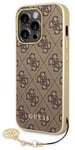 "GUHCP15XGF4GBR Hardcase 4G Charms Collection iPhone 15 Pro Max" Brown