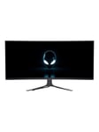 Dell 34" Bildskärm Alienware AW3423DW QD-OLED Curved Gaming Monitor - Vit - 1 ms NVIDIA G-Sync Ultimate