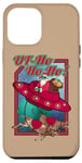 Coque pour iPhone 15 Pro Max Père Noël extraterrestre | Noël OVNI HO HO HO