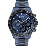 Mens Hugo Boss Hero Sport Lux Watch 1513758 Blue Ion