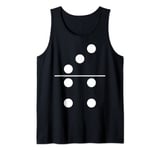 Domino Costume 3 4 Matching Family Easy Group Halloween Tank Top
