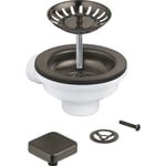 GROHE bottenventil 1 1/4 t/kv borstad hård grafit