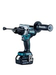 Makita 18V Lxt Brushless Cordless Combi Drill With 2X 5Ah Batteries, Fast Charger &Amp; Makpac Carry Case