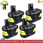 7.0AH 18V Battery For Ryobi ONE+ PLUS RB18L50 P108 Lithium-Ion P106  RB18L40P109