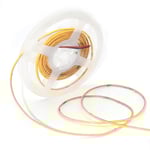 5m 3mm COB-LED strip - 7W/m, IP20, RA93, 400 LED per meter, 24V, COB LED - Kulör : Varm