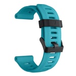 Garmin Fenix 5X / Fenix 3 silikon klockarmband - Ljusblå