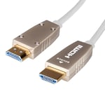 celexon UHD Optical Fibre HDMI 2.0b Active Cable - 6m, White