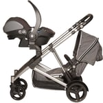 Carena Two Adapter För Babyskydd Maxi-Cosi/Cybex/BeSafe | Svart | 0-3