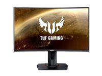 ASUS TUF Gaming VG27VQ - LED-skärm - spel - böjd - 27 - 1920 x 1080 Full HD (1080p) @ 165 Hz - VA - 400 cd/m² - 3000:1 - 1 ms - HDMI, DVI-D, DisplayPort - högtalare