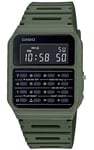 Casio Collection Retro Mens Digital Watch with Plastic Green Strap CA-53WF-3BDF