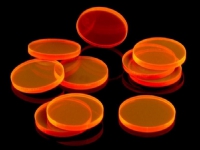 Crafters Crafters: akrylpennor - Transparent - Fluo - Orange (10)