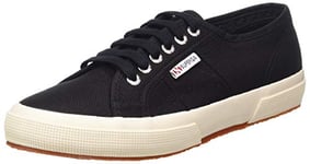 Superga Unisex Adults’ 2750 Cotu Classic Trainers Low-Top, Black (999), 5 UK (38 EU)Black, UK 5