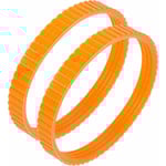 2-pack 9,6 mm orange 1900B elektrisk hyvel drivrem