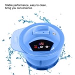 (Blu) Dye Mixer Electric Hair Coloring Bowl Automatic Dye Mixer Bowl For Mixing