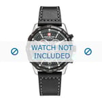 Swiss Military Hanowa Klockarmband 06-4251.33.001 Läder Svart 24mm
