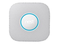 Nest Protect - Lentotoimintatunnistin - radioyhteys - 802.11b/g/n, Bluetooth 4.0, 802.15.4 - hvid