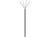 Goobay 57199, 100 M, Cat6, U/Utp (Utp), Svart