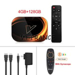 Smart TV Box Android 8K IPTV, Modele: 4/128GB+2 Remote
