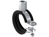 Fischer 562353, Rörhållare, Stål, Svart, 31 - 37 Mm, 2,54 Cm (1"), Epdm, Styren-Butadien (Sbr), Zinkstål, 0,7 Kn