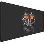 Zelda Legend Majoras Mask-1 Mouse Pad 900X400X3mm XXL Pad to Mouse Laptop Computer Pad Mouse Professional Gaming Mousepad Gamer to Keyboard Mouse Mats Thickened Waterproof and Non-slip