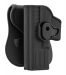 Black Ops Manufacture Formgjutet Hölster Glock 17 Vänster (Färg: Svart)