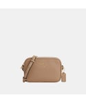 Coach Womens Refined Pebbled Leather Mini Jamie Camera Bag - Beige - One Size