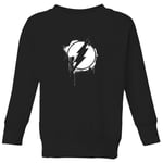 Justice League Graffiti The Flash Kids' Sweatshirt - Black - 9-10 Years - Black