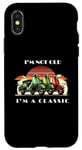 iPhone X/XS Funny Scooter Retro Trio Sunset Design Classic Scooter Case